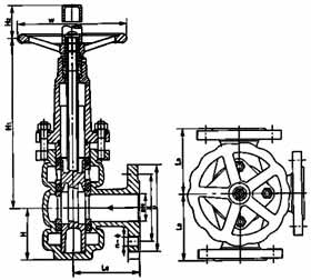 三通柱塞閥U43SM結(jié)構(gòu)示意圖